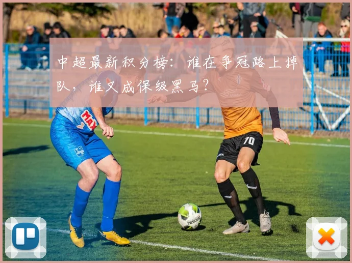 中超最新积分榜:谁在争冠路上掉队,谁又成保级黑马?